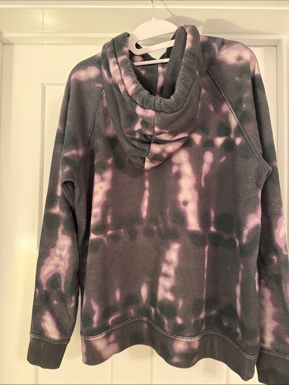 Isabel Marant Tie-Dye Pullover Hoodie in Pink and Charcoal - Picture 2 of 5